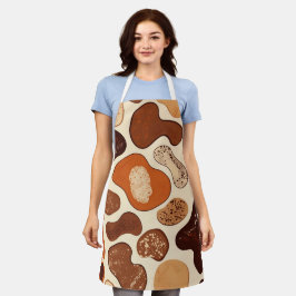 Apron mit All-Over-Druck, Mittel Schürze