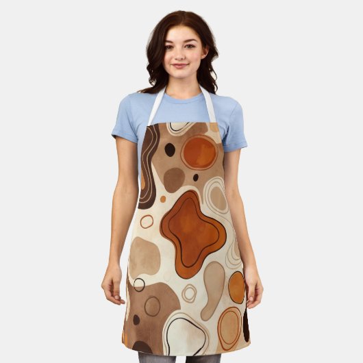 Apron mit All-Over-Druck, Mittel Schürze (Getragen)