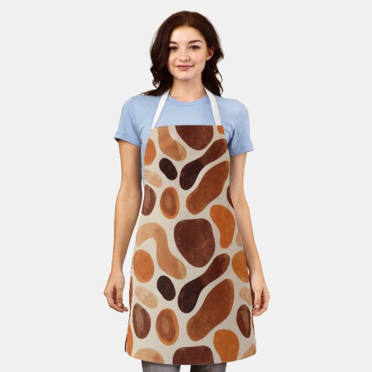 Apron mit All-Over-Druck, Mittelgroß Schürze (Getragen)