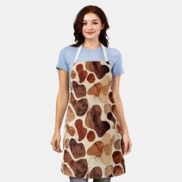 Apron mit All-Over-Druck, Mittelgroß Schürze