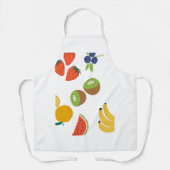 Apron mit All-Over-Druck, mittelgroße Früchte Schürze (Vorderseite)