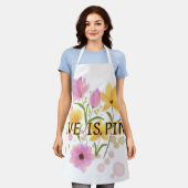 Apron mit All-Over-Druck Schürze (Getragen)