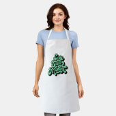 Apron mit All-Over-Print, Mittel Schürze (Getragen)