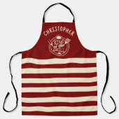 Apron mit Allover-Druck Schürze (Vorderseite)