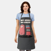 Apron My Grill My Rules Schürze (Getragen)