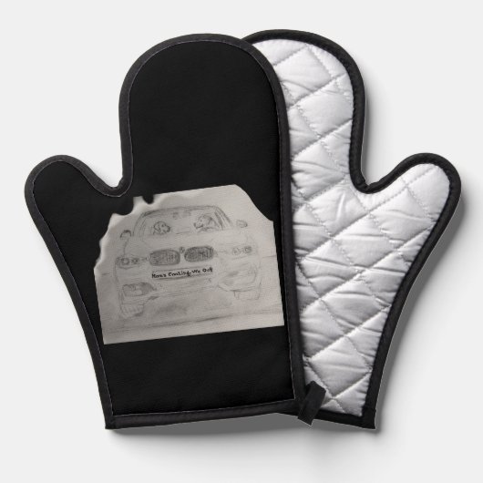 Apron Ofenhandschuh (Vorderseite/Rückseite)