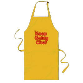 Apron - Pink Motivational Cooking Apron Lange Schürze