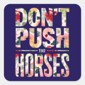 Apron Quadratischer Aufkleber (Vorderseite)