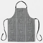 Apron - Striped Optical Illusion Schürze (Vorderseite)