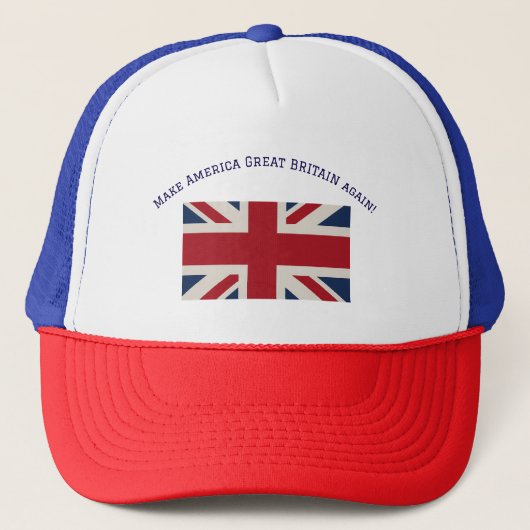 Apron - Union Jack Flag with witty statement... Truckerkappe (Vorderseite)