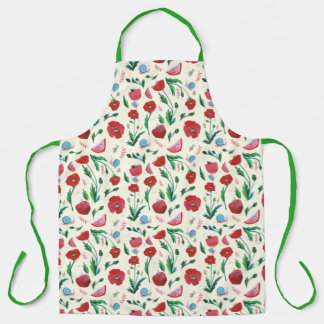 Apron voor appels en papavers schort schürze