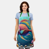 Apron With a Happy Fish Schürze (Getragen)