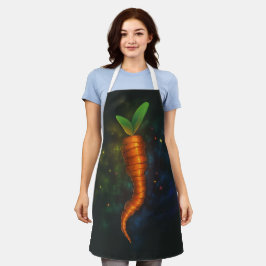 Apron with carrots schürze