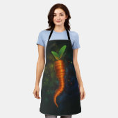 Apron with carrots schürze (Getragen)