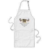 Aprons Birthday Photo Collage, Modern Mother Gift Lange Schürze (Vorne)