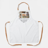 Aprons Birthday Photo Collage, Modern Mother Gift Schürze (Vorderseite)