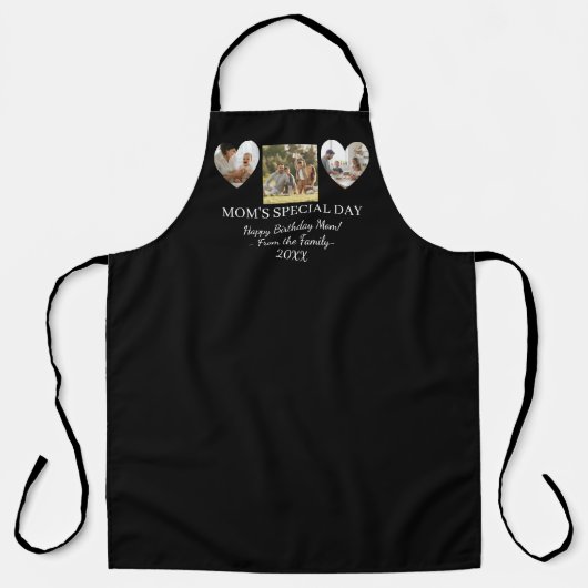 Aprons Birthday Photo Collage, Modern Mother Gift  Schürze (Vorderseite)