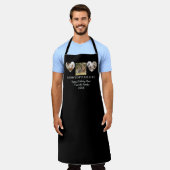 Aprons Geburtstags-Fotocollage, modernes Geschenk  Schürze (Getragen)