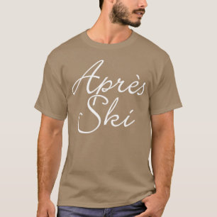 AprsSki Weißer Wintersport lustig T-Shirt