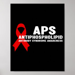 APS Antiphospholipid-Antikörper-Syndrom-Bewusstsei Poster