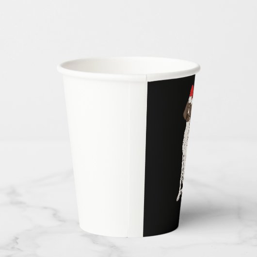 APS Deutscher Kurzfilm Pointer Weihnachten Weihnac Pappbecher (Rechts)