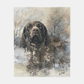 APS, Deutscher Kurzzeitiger Zeiger Fleecedecke (Vorderseite)