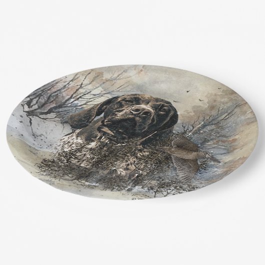 APS, Deutscher Kurzzeitiger Zeiger Pappteller (Schrägansicht)