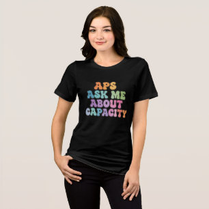 APS Frag mich nach der Fähigkeit – Erwachsenenschu Tri-Blend Shirt