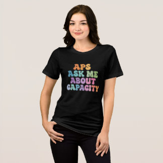 APS Frag mich nach der Fähigkeit – Erwachsenenschu Tri-Blend Shirt