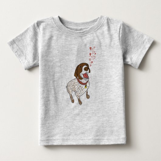 APS Heart Baby Romper Baby T-shirt (Vorderseite)