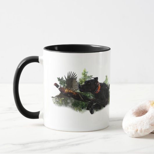 APS , Jagd Fasan Kaffee Tasse (Mit Donut)