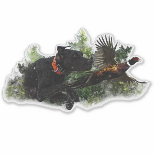 APS, Jagdfasan Aufkleber (Vorderseite)