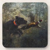 APS, Jagdfasan Getränkeuntersetzer (Vorderseite)