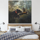 APS, Jagdfasan Leinwanddruck (Insitu (Schlafzimmer))