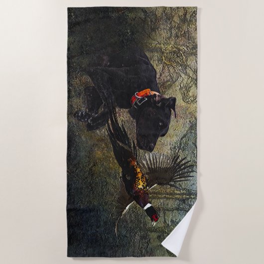 APS, Jagdfasan Strandtuch (Vorderseite)