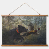 APS, Jagdfasan Wandteppich Mit Holzrahmen (Vorne)