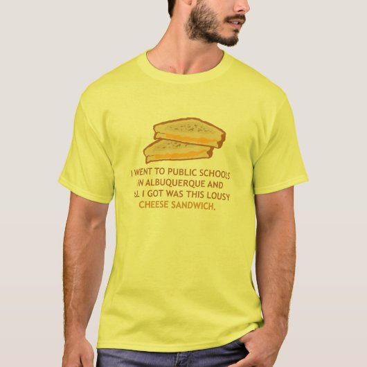 APS-Käse-Sandwich-Shirt T-Shirt (Vorderseite)