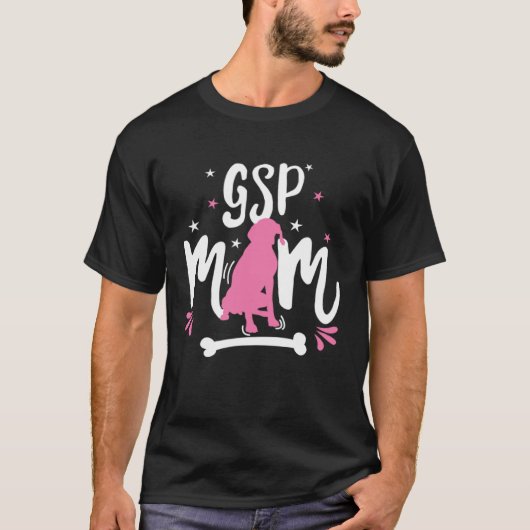 APS-Mama Deutsch Kurzhaarjagd Hunde Mama T-Shirt (Vorderseite)