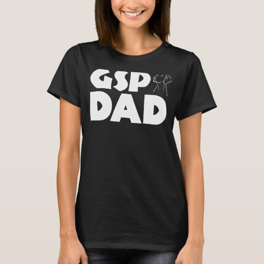 APS-Vater Funny German Kurzhaar Pointer Dog Vater T-Shirt (Vorderseite)