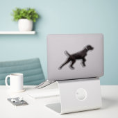 APS-Zeiger-Sticker Aufkleber (Laptop auf Schreibtisch)