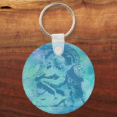 Apsara - Blau Schlüsselanhänger (Rückseite)