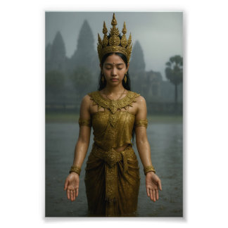 Apsara in the Rain Photo Print Fotodruck