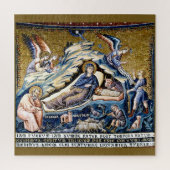 Apsis: 3. Geburt Christi von Pietro Cavallini Puzzle (Vertikal)