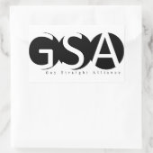 APSU GSA Rectangle Aufkleber (Tasche)