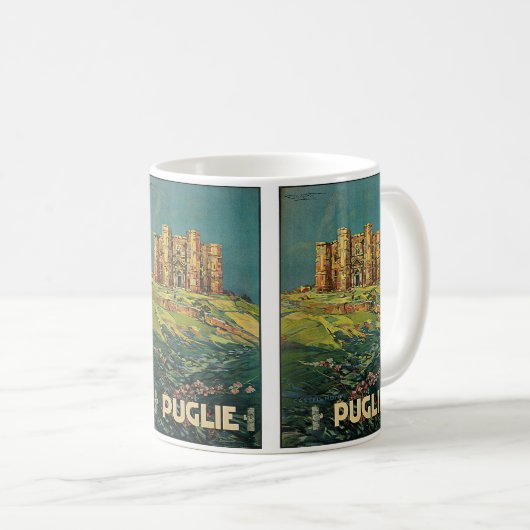 Apulien (Apulien) Kaffeetasse (VorderseiteRechts)