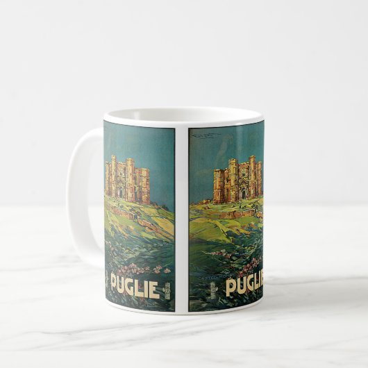 Apulien (Apulien) Kaffeetasse (Vorderseite Links)