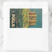 Apulien (Apulien) Rechteckiger Aufkleber (Tasche)