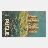 Apulien (Apulien) Rechteckiger Aufkleber (Vorderseite)