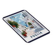 Apulien, Italien: Ein Retro Magnet (Rechte Seite)