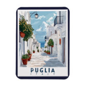Apulien, Italien: Ein Retro Magnet (Vertikal)